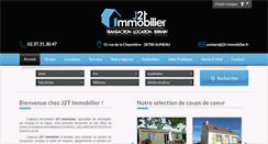 Desktop Screenshot of j2t-immobilier.fr