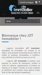 Mobile Screenshot of j2t-immobilier.fr